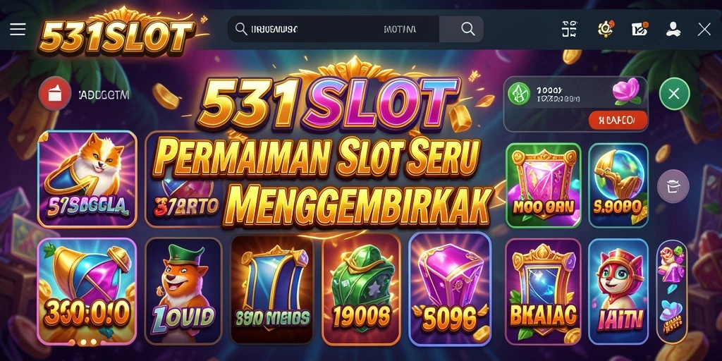 Tampilan menarik dari permainan Slot 531SLOT yang menghibur.