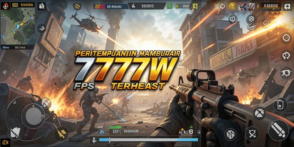 Gameplay FPS intens dengan grafik menakjubkan di 7777W.