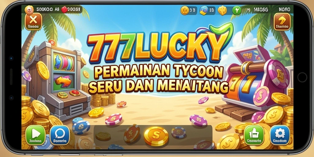 Screenshot utama 777LUCKY menampilkan gameplay Tycoon yang seru.