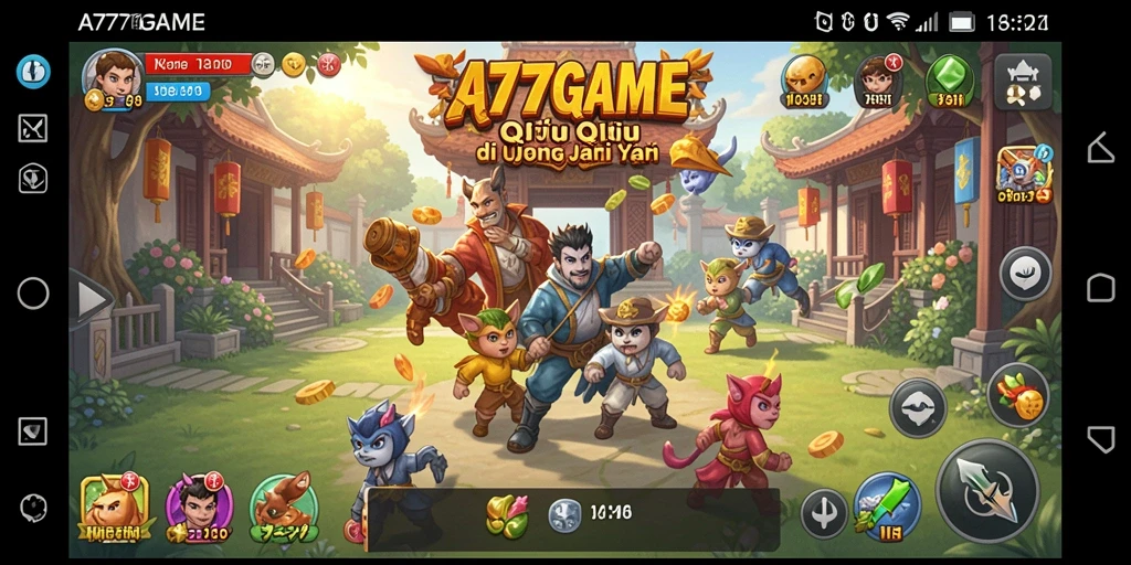Gameplay seru dari A777GAME QiuQiu yang menantang.