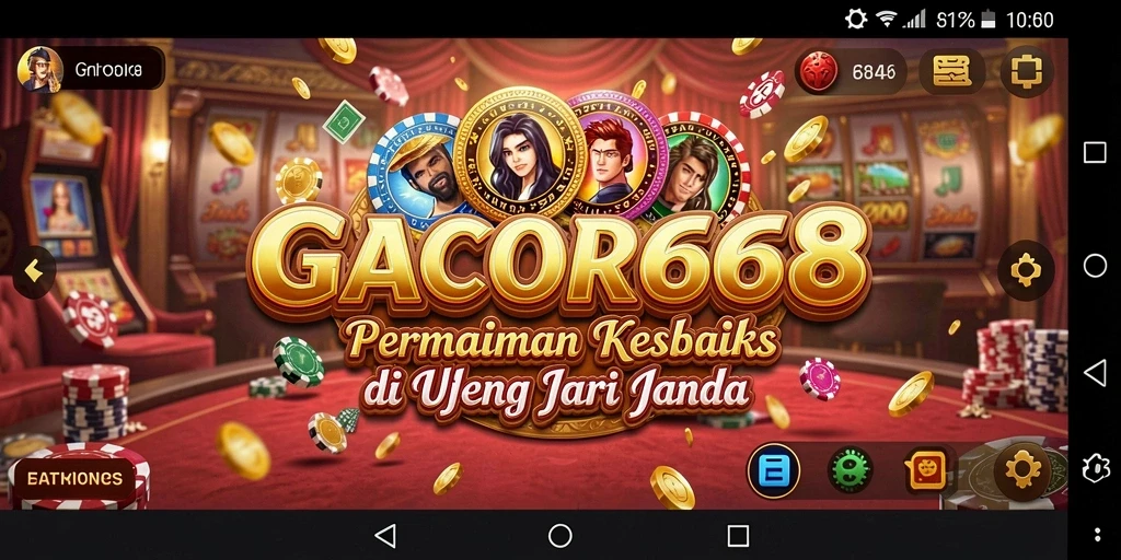 Tampilan permainan Kasino yang mengasyikkan di GACOR668.