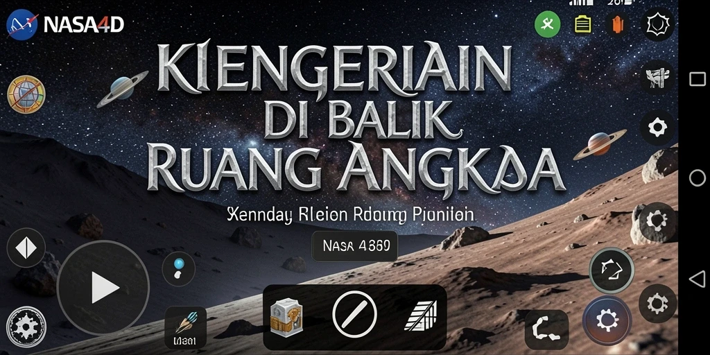 Screenshot gameplay <strong>NASA4D</strong> yang menampilkan suasana horor yang mendalam.