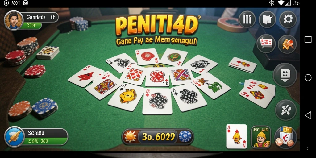 Tampilan gameplay PENITI4D yang seru dan interaktif.