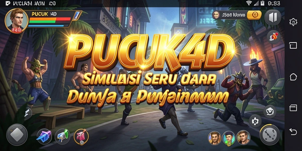 Tampilan gameplay PUCUK4D yang menarik dan realistis.