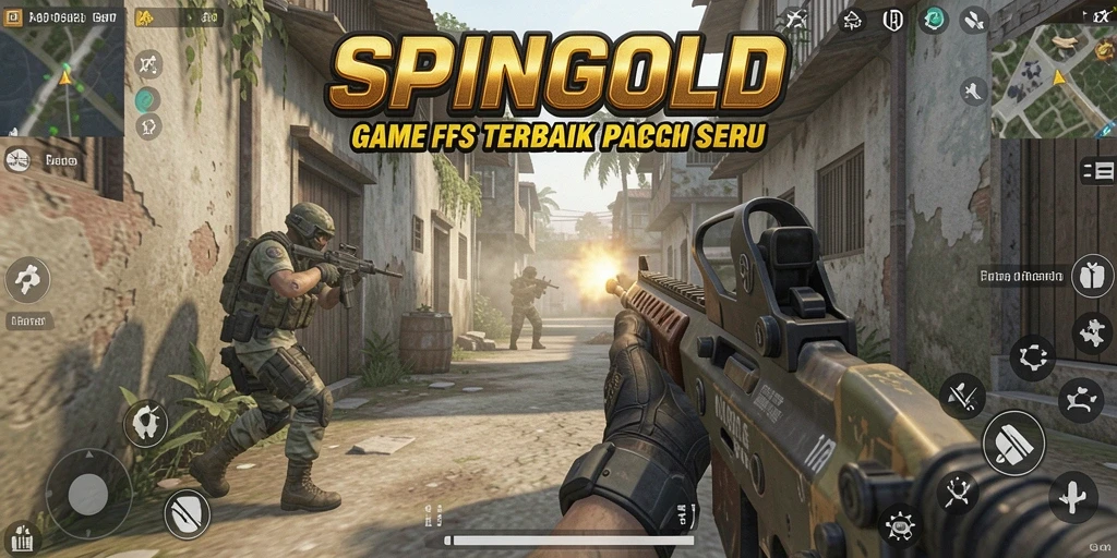 Tampilan gameplay mendebarkan dalam SPINGOLD.