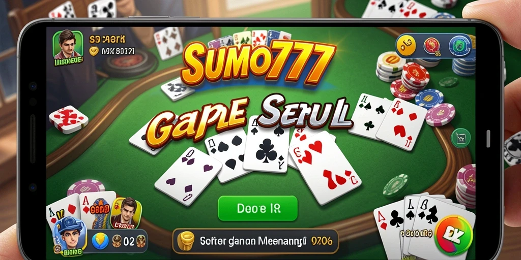 Tangkapan layar gameplay Gaple yang seru dan interaktif di SUMO777.
