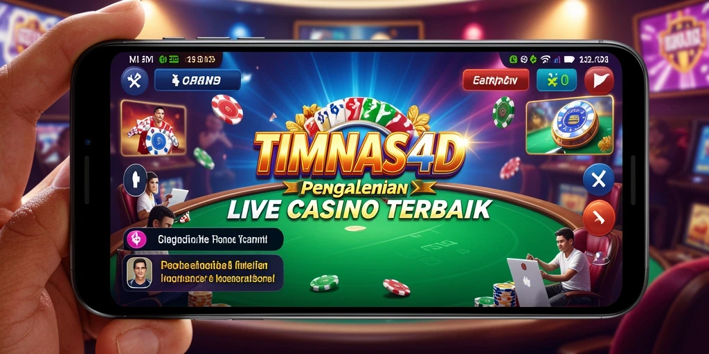 Tampilan gameplay Live Casino yang menarik dan interaktif.
