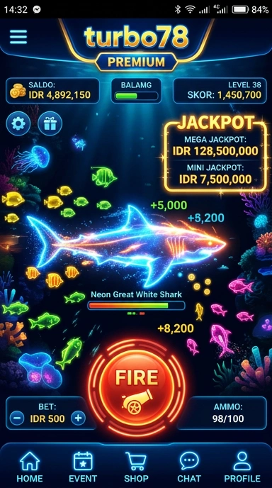 Tampilan aplikasi turbo78 yang sederhana dan efisien.